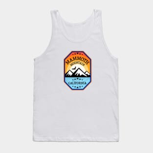 Ski Mammoth Mountain California Skiing Mountain Sunrise Tank Top